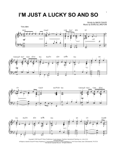 I'm Just A Lucky So And So von Mack David (Download) 