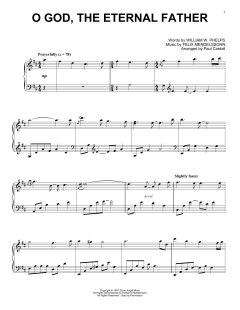 O God, The Eternal Father von Felix Mendelssohn (Download) 