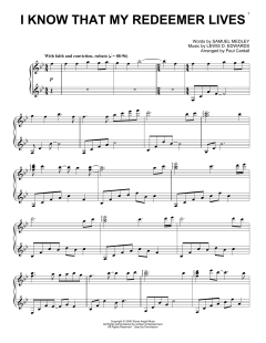 I Know That My Redeemer Lives von Samuel Medley (Download) 