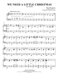 We Need A Little Christmas (Download) 