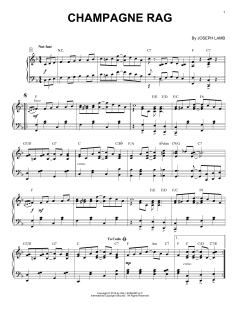 Champagne Rag [Jazz version] (Download) 