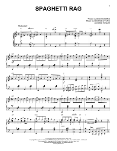 Spaghetti Rag [Jazz version] von Dick Rogers (Download) 