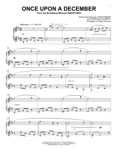 Once Upon A December [Classical version] von Stephen Flaherty (Download) 