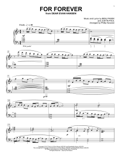 For Forever [Classical version] von Benj Pasek (Download) 