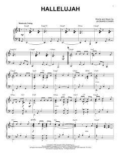 Hallelujah [Jazz version] von Leonard Cohen (Download) 