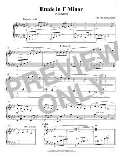 Etude In F Minor (Afterglow) (Download) 