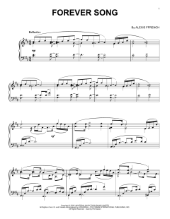 Forever Song von Alexis Ffrench (Download) 