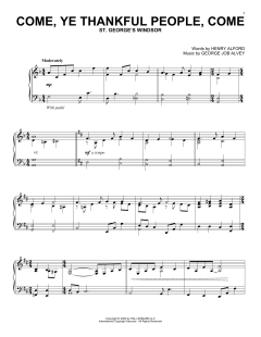 Come, Ye Thankful People, Come von Henry Alford (Download) 