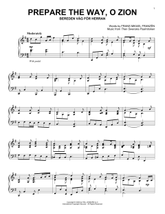 Prepare The Way, O Zion von Frans Mikael Frazen (Download) 