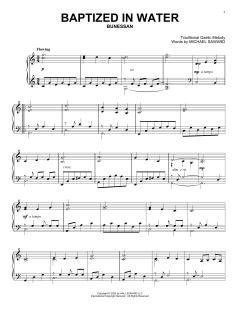Baptized In Water von Traditional Gaelic Melody (Download) 