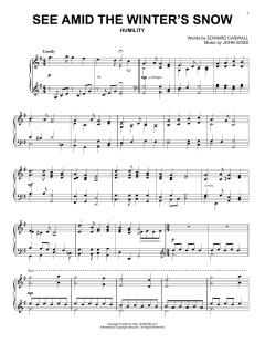 See Amid The Winter's Snow von John Goss (Download) 