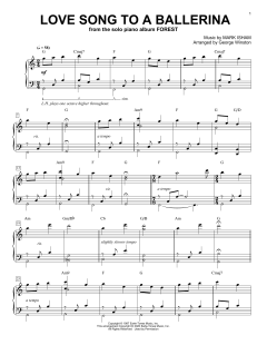 Love Song To A Ballerina von George Winston (Download) 