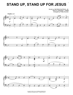 Stand Up, Stand Up For Jesus [Jazz version] von George J. Webb (Download) 