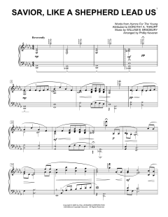 Savior, Like A Shepherd Lead Us [Jazz version] von William B. Bradbury (Download) 