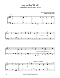 Joy To The World (in the style of George Frideric Handel) von Isaac Watts (Download) 
