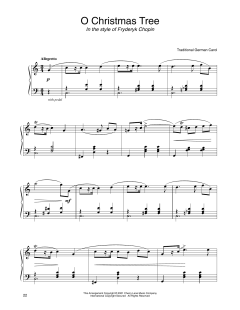 O Christmas Tree (in the style of Fryderyk Chopin) von Traditional German Carol (Download) 