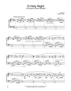 O Holy Night (in the style of Franz Schubert) von John S. Dwight (Download) 