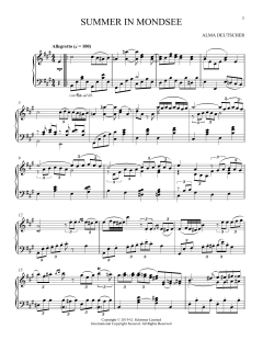 Summer In Mondsee (Allegretto in A Major) (Download) 