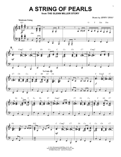 A String Of Pearls [Jazz version] von Jerry Gray (Download) 