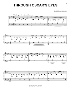 Through Oscar's Eyes von Stephan Moccio (Download) 