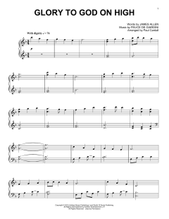 Glory To God On High von Paul Cardall (Download) 