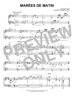 Marées de Matin von David Lanz (Download) 