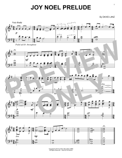 Joy Noel Prelude von David Lanz (Download) 