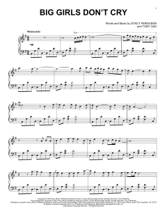 Big Girls Don't Cry [Classical version] von Fergie (Download) 