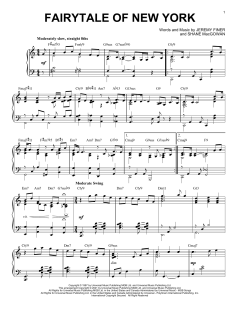 Fairytale Of New York [Jazz version] von Shane MacGowan (Download) 