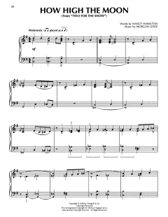 How High The Moon von Morgan Lewis (Download) 