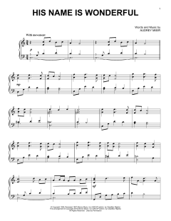 His Name Is Wonderful (Download) 