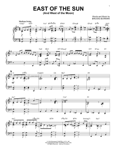 East Of The Sun (And West Of The Moon) [Jazz version] von Brooks Bowman (Download) 