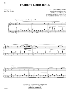 Fairest Lord Jesus (with "Prelude in D-flat Major (Raindrop Prelude)") von Frédéric Chopin (Download) 