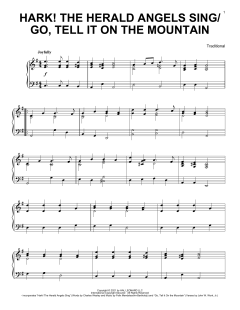 Hark! The Herald Angels Sing / Go, Tell It On The Mountain von Charles Wesley (Download) 