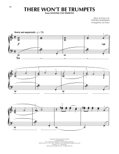 There Won't Be Trumpets von Stephen Sondheim (Download) 
