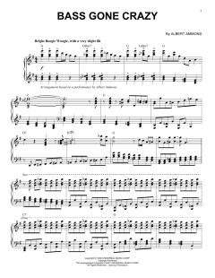 Bass Gone Crazy von Albert Ammons (Download) 