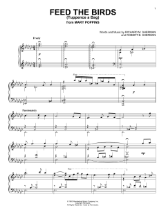 Feed The Birds (Tuppence A Bag) von Robert B. Sherman (Download) 