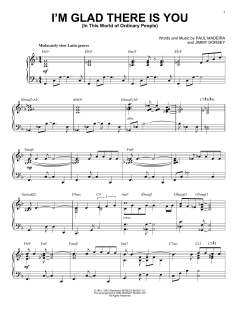 I'm Glad There Is You (In This World Of Ordinary People) [Jazz version] von Jimmy Dorsey (Download) 