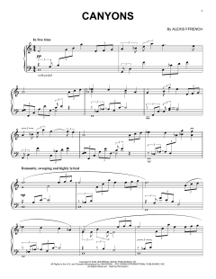 Canyons von Alexis Ffrench (Download) 