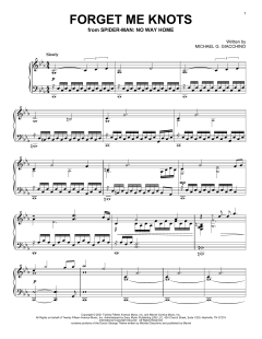 Forget Me Knots von Michael G. Giacchino (Download) 