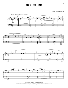 Colours von Alexis Ffrench (Download) 