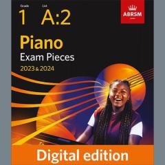 Dragonflies (Grade 1, list A2, from the ABRSM Piano Syllabus 2023 & 2024) (Download) 