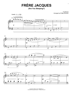 Frere Jacques (Are You Sleeping?) von Traditional (Download) 