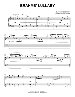 Brahms' Lullaby von Johannes Brahms (Download) 