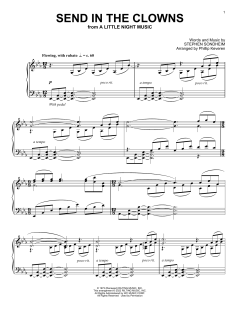 Send In The Clowns von Stephen Sondheim (Download) 