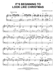 It's Beginning To Look Like Christmas [Jazz version] von Meredith Willson (Download) 