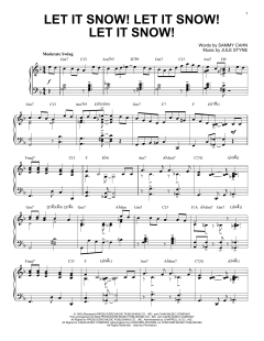 Let It Snow! Let It Snow! Let It Snow! [Jazz version] von Jule Styne (Download) 