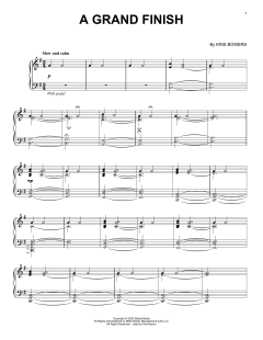 A Grand Finish von Kris Bowers (Download) 