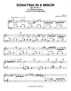 Allegro Burlesco, Sonatina In A Minor, Op. 88, No. 3 (Download) 