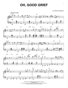 Oh, Good Grief [Jazz version] von Vince Guaraldi (Download) 